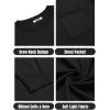 imageCOOFANDY Mens Crewneck Sweater Casual Lightweight Knitted Pullover Sweater with PocketBlack