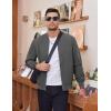 imageCOOFANDY Men Bomber Jacket Lightweight Casual Windbreaker Zip Up Coat Fashion Stylish Fall Jackets with PocketDark Grey