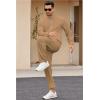 imageCOOFANDY Mens 2 Piece Tracksuit Casual Sweatsuits Full Zip Track Suits Jogging Athletic Suit SetsCamelKhakiTan