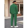 imageCOOFANDY Mens 2 Piece Tracksuit Casual Sweatsuits Full Zip Track Suits Jogging Athletic Suit SetsSage Green
