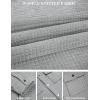 imageCOOFANDY Mens Casual Shirt Jacket Button Down Waffle Jacket Long Sleeve Sweater Jackets Quilted Shacket OvershirtLight Grey