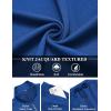 imageCOOFANDY Mens Casual Sweatsuit 2 Piece Athletic Full Zip Tracksuit Jacquard Jogging Set Fashion Jackets And Pants OutfitBlue