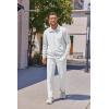 imageCOOFANDY Mens Casual Sweatsuit 2 Piece Athletic Full Zip Tracksuit Jacquard Jogging Set Fashion Jackets And Pants OutfitWhite