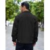 imageCOOFANDY Mens Cotton Denim Jacket Lightweight Trucker Jackets Casual Washed Jean JacketAblack