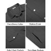 imageCOOFANDY Mens Cotton Denim Jacket Lightweight Trucker Jackets Casual Washed Jean JacketDark Grey