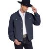 imageCOOFANDY Mens Cotton Denim Jacket Lightweight Trucker Jackets Casual Washed Jean JacketNavy Blue