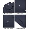 imageCOOFANDY Mens Cotton Denim Jacket Lightweight Trucker Jackets Casual Washed Jean JacketNavy Blue