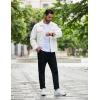 imageCOOFANDY Mens Cotton Denim Jacket Lightweight Trucker Jackets Casual Washed Jean JacketWhite
