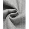 imageCOOFANDY Mens Double Breasted Pea Coat Winter Overcoat Short Trench Coat Notched CollarLight Grey