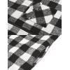 imageCOOFANDY Mens Flannel Fleece Jacket Sherpa Lined Shirt Jacket Plaid Zip Up Hoodie Soft Warm Coat with HoodBblack Plaid