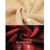 imageCOOFANDY Mens Flannel Fleece Jacket Sherpa Lined Shirt Jacket Plaid Zip Up Hoodie Soft Warm Coat with HoodBred Plaid