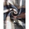 imageCOOFANDY Mens Flannel Jacket Long Sleeve Plaid Shirt Jackets Button Down Fleece Shacket Casual Fall Soft OutwearBrown Line