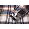 imageCOOFANDY Mens Flannel Jacket Long Sleeve Plaid Shirt Jackets Button Down Fleece Shacket Casual Fall Soft OutwearBrown Line