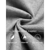 imageCOOFANDY Mens Flannel Jacket Long Sleeve Plaid Shirt Jackets Button Down Fleece Shacket Casual Fall Soft OutwearPure Grey