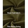 imageCOOFANDY Mens Fleece Jacket Zip Up Lightweight Sweater Jackets Casual Warm with Pockets for Home Office HikingArmy Green