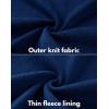 imageCOOFANDY Mens Fleece Jacket Zip Up Lightweight Sweater Jackets Casual Warm with Pockets for Home Office HikingBlue