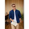 imageCOOFANDY Mens Fleece Jacket Zip Up Lightweight Sweater Jackets Casual Warm with Pockets for Home Office HikingBlue