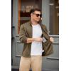 imageCOOFANDY Mens Fleece Jacket Zip Up Lightweight Sweater Jackets Casual Warm with Pockets for Home Office HikingBrown