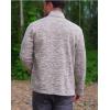 imageCOOFANDY Mens Fleece Jacket Zip Up Lightweight Sweater Jackets Casual Warm with Pockets for Home Office HikingKhaki