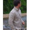 imageCOOFANDY Mens Fleece Jacket Zip Up Lightweight Sweater Jackets Casual Warm with Pockets for Home Office HikingKhaki