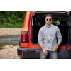 imageCOOFANDY Mens Fleece Jacket Zip Up Lightweight Sweater Jackets Casual Warm with Pockets for Home Office HikingMedium Gray