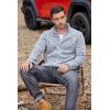 imageCOOFANDY Mens Fleece Jacket Zip Up Lightweight Sweater Jackets Casual Warm with Pockets for Home Office HikingMedium Gray