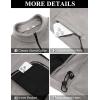 imageCOOFANDY Mens Fleece Jackets Full Zip Raglan Long Sleeve Lightweight Casual Outdoor Warm Jacket Coat with PocketsGrey