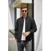 imageCOOFANDY Mens Lightweight Bomber Jackets Casual Spring Fall Windbreaker Jacket Light Zip Up Coat With PocketBlack