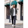 imageCOOFANDY Mens Lightweight Bomber Jackets Stand Collar Windbreaker Softshell Jacket Zip Up Coat for Fall OutdoorDark Gray