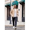 imageCOOFANDY Mens Lightweight Bomber Jackets Stand Collar Windbreaker Softshell Jacket Zip Up Coat for Fall OutdoorKhaki