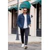 imageCOOFANDY Mens Lightweight Bomber Jackets Stand Collar Windbreaker Softshell Jacket Zip Up Coat for Fall OutdoorNavy Blue
