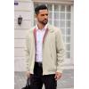 imageCOOFANDY Mens Lightweight Jackets Casual Windbreaker Zip Up Coat Stand Collar Golf Jacket Stylish Fall Work BusinessLight Grey