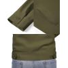 imageCOOFANDY Mens Lightweight Zip Up Jacket Eisenhower Work Office Jackets Casual Golf OutwearArmy Green
