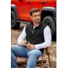 imageCOOFANDY Mens Polar Fleece Vest Lightweight Sleeveless Jacket Warm Zip up Outerwear Vests with Zipper Pockets for HikingBlack