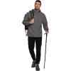 imageCOOFANDY Mens Rain Jacket Waterproof With Hood Lightweight Packable Shell Raincoat Windbreaker For Cycling Golf TravelGrey