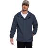 imageCOOFANDY Mens Rain Jacket Waterproof With Hood Lightweight Packable Shell Raincoat Windbreaker For Cycling Golf TravelNavy Blue