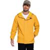 imageCOOFANDY Mens Rain Jacket Waterproof With Hood Lightweight Packable Shell Raincoat Windbreaker For Cycling Golf TravelYellow
