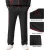 imageCOOFANDY Mens Tracksuits 2 Piece Athletic Track Suit Jogging Running Sweatsuits Casual Warm Full Zip Sports SetBlackwine Red
