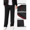 imageCOOFANDY Mens Tracksuits 2 Piece Athletic Track Suit Jogging Running Sweatsuits Casual Warm Full Zip Sports SetDark Greywine Red