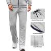 imageCOOFANDY Mens Tracksuits 2 Piece Athletic Track Suit Jogging Running Sweatsuits Casual Warm Full Zip Sports SetLight Greynavy Blue