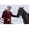 imageCOOFANDY Mens Trench Coat Notched Collar Single Breasted Peacoat Winter Overcoat With PocketsBurgundy Red