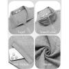 imageCOOFANDY Mens Zip Up Sweatshirt Mock Neck Quilted Jacket Casual Lightweight Sweater Jackets with PocketLight Grey