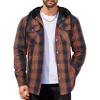 Navy Brown Plaid