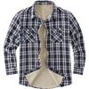 Navy White Khaki Plaid