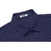 imageCOOFANDY Mens Button Down Shirt Short Sleeve Dress Shirt Casual Beach Summer Wedding ShirtNavy Blueanchor