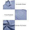 imageCOOFANDY Mens Casual Button Down Shirts Short Sleeve Summer Beach Vacation Untucked Dress Shirts with PocketDark Blue