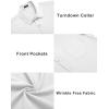 imageCOOFANDY Mens Casual Button Down Shirts Short Sleeve Summer Beach Vacation Untucked Dress Shirts with PocketWhite
