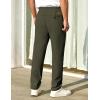imageCOOFANDY Mens Casual Pants Elastic Waist Chino Pants Lightweight Drawstring Pants with PocketsArmy Green