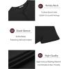 imageCOOFANDY Mens Henley Shirts Short Sleeve Casual Tee Summer Button Henley Soild T ShirtsBlack