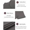 imageCOOFANDY Mens Henley Shirts Short Sleeve Casual Tee Summer Button Henley Soild T ShirtsDark Grey